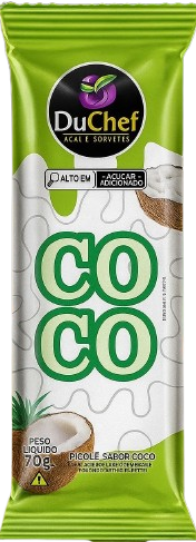 Picolé de Morango